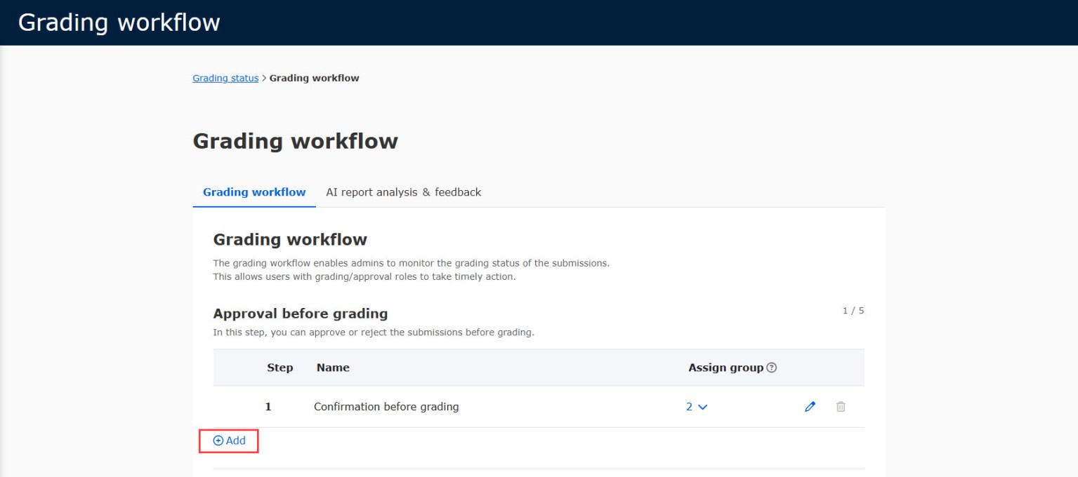 Grading workflow